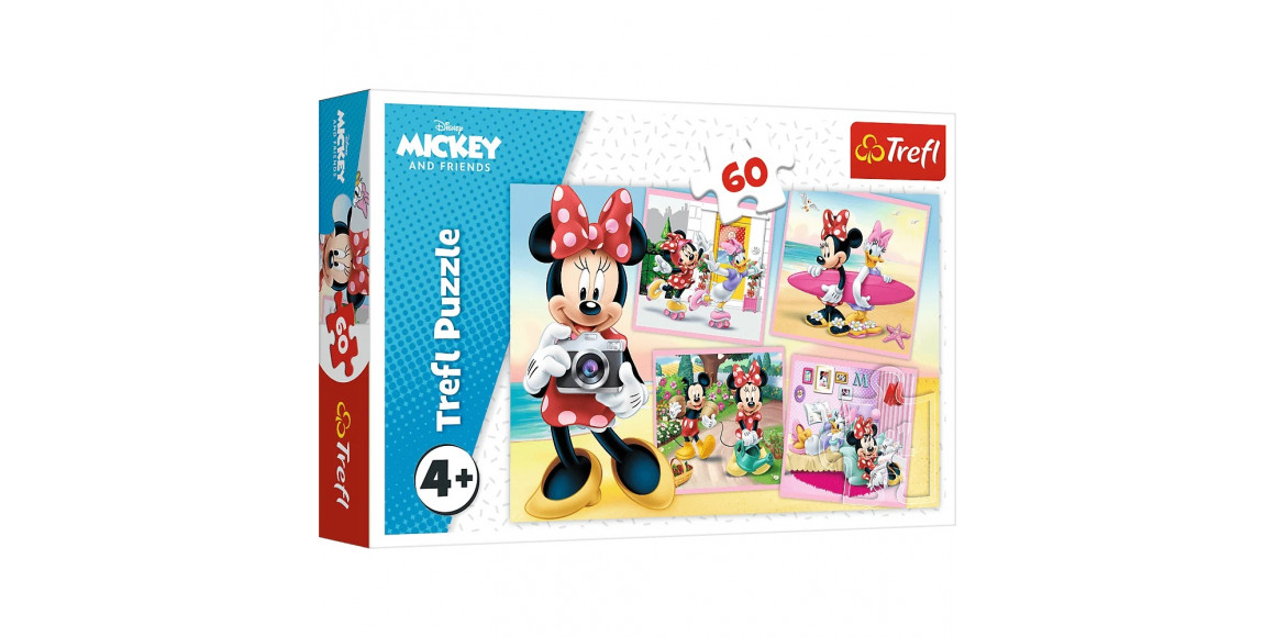 Գլուխկոտրուկ եվ խճանկար TREFL TR60-CMB 60 17360 DISNEY MINNIE 