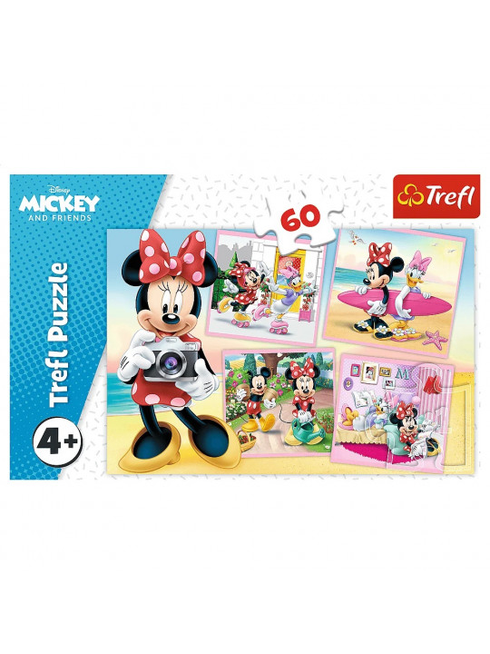 Пазл и мозайка TREFL TR60-CMB 60 17360 DISNEY MINNIE 