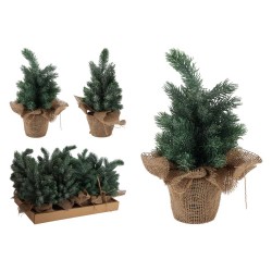 Новогодные декоративные аксессуары KOOPMAN XMAS TREE BURLAP POT 30CM 2ASS (199162) (317910220)