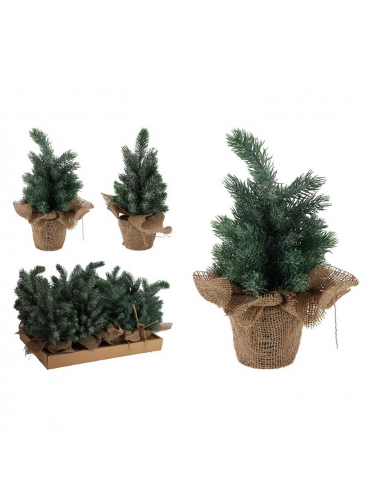 Новогодные декоративные аксессуары KOOPMAN XMAS TREE BURLAP POT 30CM 2ASS (199162) (317910220)