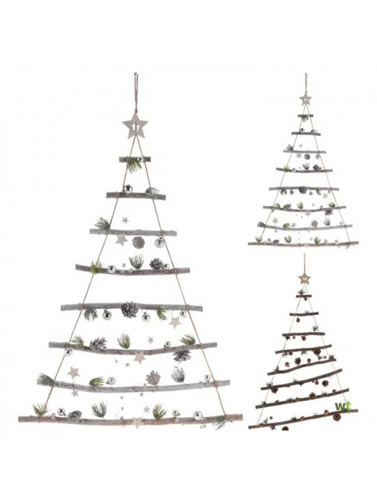 Ամանորյա դեկորատիվ առարկաներ KOOPMAN XMAS TREE LADDER 100CM 2ASS (193309) (YZB001260)