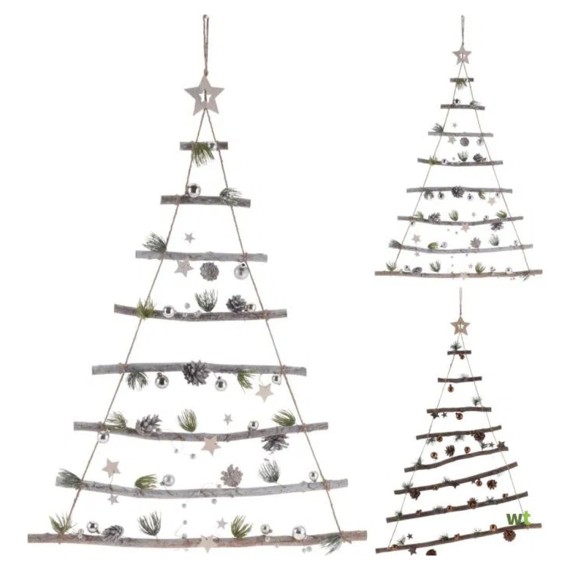 Ամանորյա դեկորատիվ առարկաներ KOOPMAN XMAS TREE LADDER 100CM 2ASS (193309) (YZB001260)