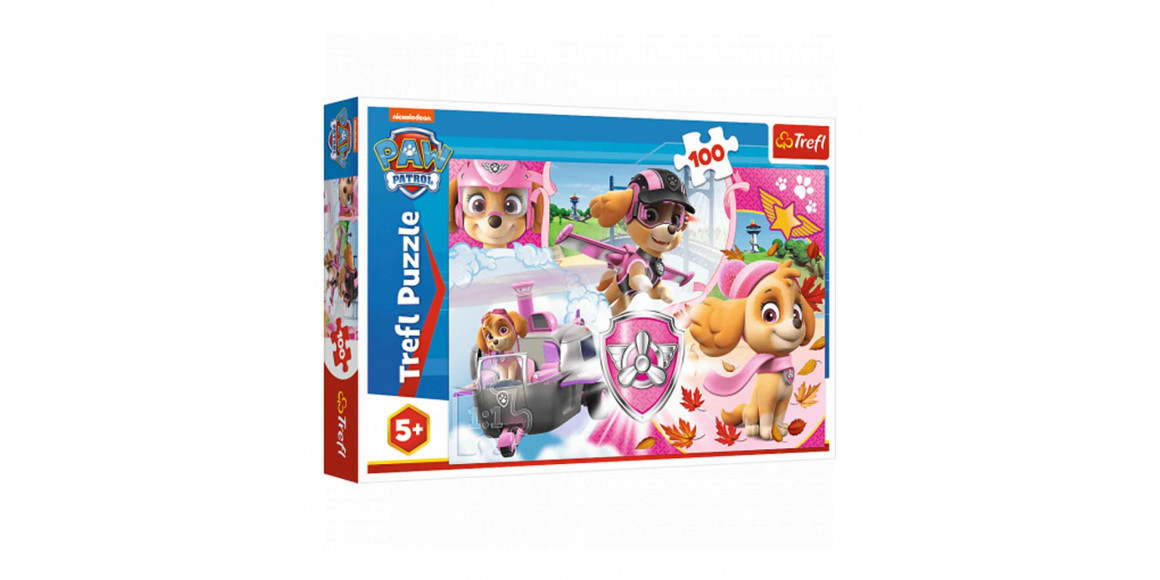 Пазл и мозайка TREFL TR100-CMB 100 16368 SKYE IN ACTION / PAW PATROL 