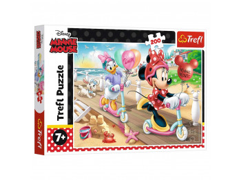 Գլուխկոտրուկ եվ խճանկար TREFL TR200-CMB 200 13262 MINNIE ON THE BEACH 