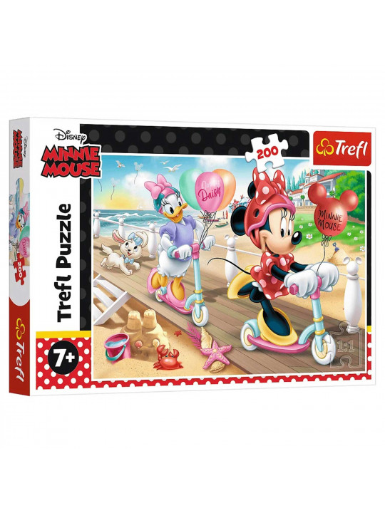 Գլուխկոտրուկ եվ խճանկար TREFL TR200-CMB 200 13262 MINNIE ON THE BEACH 