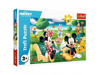 Գլուխկոտրուկ եվ խճանկար TREFL TR-24MX 24 MAXI 14344 MICKEY MOUSE AMONG FRIENDS 