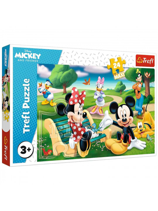 Puzzle and mosaic TREFL TR-24MX 24 MAXI 14344 MICKEY MOUSE AMONG FRIENDS 