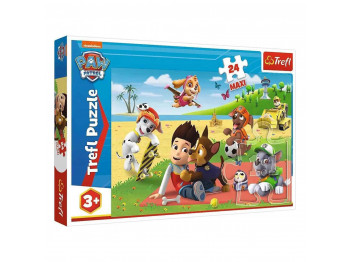 Գլուխկոտրուկ եվ խճանկար TREFL TR-24MX 24 MAXI 14346 FUN ON THE BLANKET / PAW PATROL 