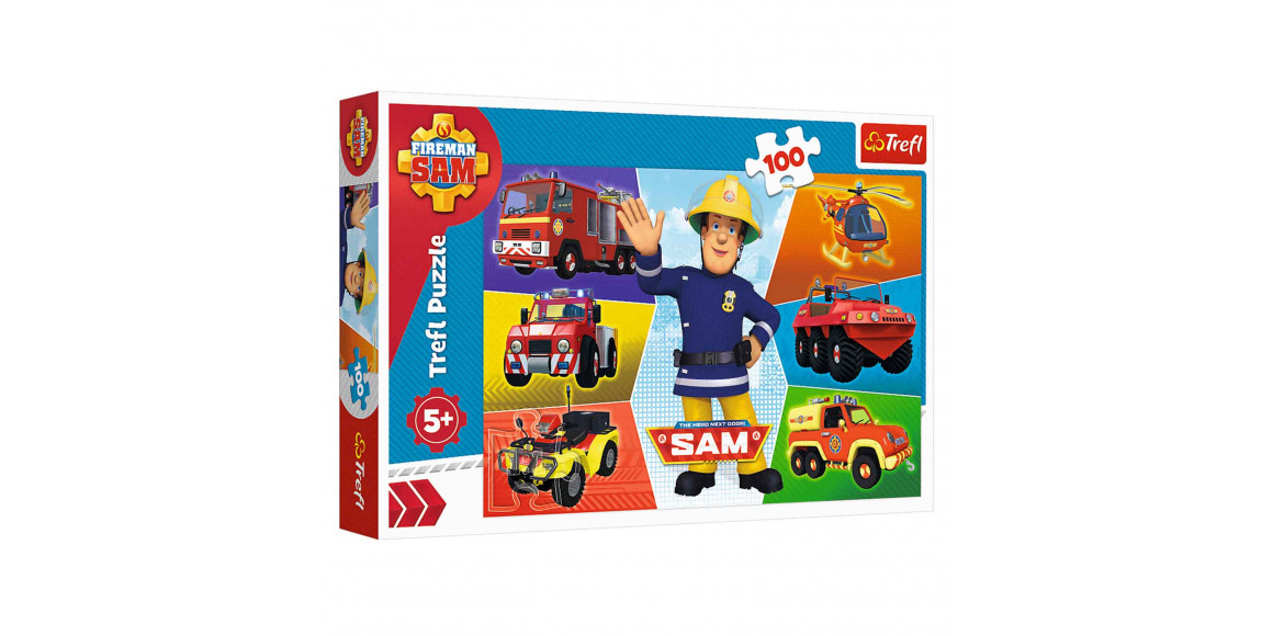 Puzzle and mosaic TREFL TR100-CMB 100 16354 SAMS VEHICLES / PRISM A&D FIREMAN SAM 