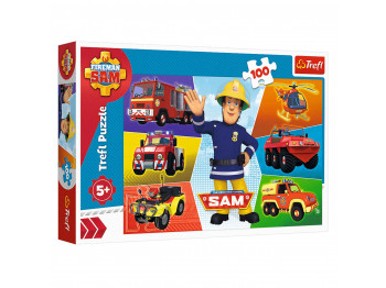 Գլուխկոտրուկ եվ խճանկար TREFL TR100-CMB 100 16354 SAMS VEHICLES / PRISM A&D FIREMAN SAM 