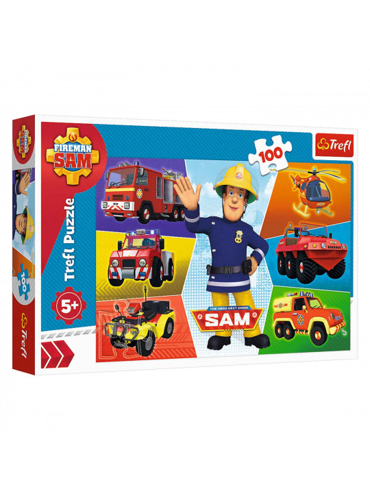 Գլուխկոտրուկ եվ խճանկար TREFL TR100-CMB 100 16354 SAMS VEHICLES / PRISM A&D FIREMAN SAM 