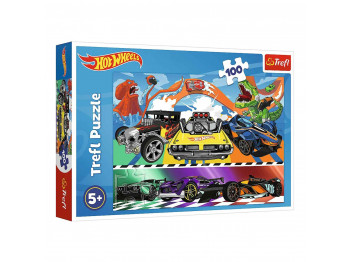 Գլուխկոտրուկ եվ խճանկար TREFL TR100-CMB 100 16466 SPEEDING CARS / HOT WHEELS 