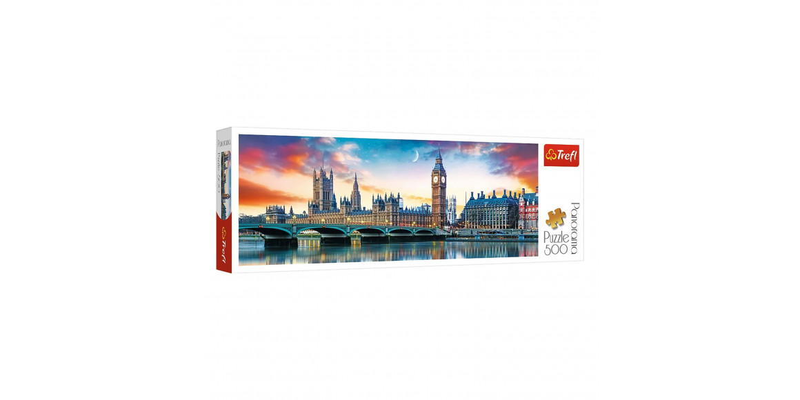 Puzzle and mosaic TREFL TR500-PNM 500 PANORAMA 29507 BIG BEN AND PALACE OF WESTMINSTER 