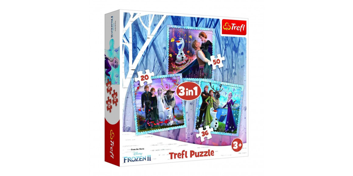 Գլուխկոտրուկ եվ խճանկար TREFL TR3N1-CMB 3IN1 34853 THE MAGICAL STORY / FROZEN 2 