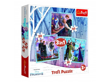 Գլուխկոտրուկ եվ խճանկար TREFL TR3N1-CMB 3IN1 34853 THE MAGICAL STORY / FROZEN 2 