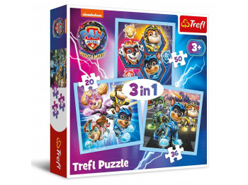 Գլուխկոտրուկ եվ խճանկար TREFL TR3N1-CMB 3IN1 34869 MIGHTY PUPS POWER / PAW PATROL 