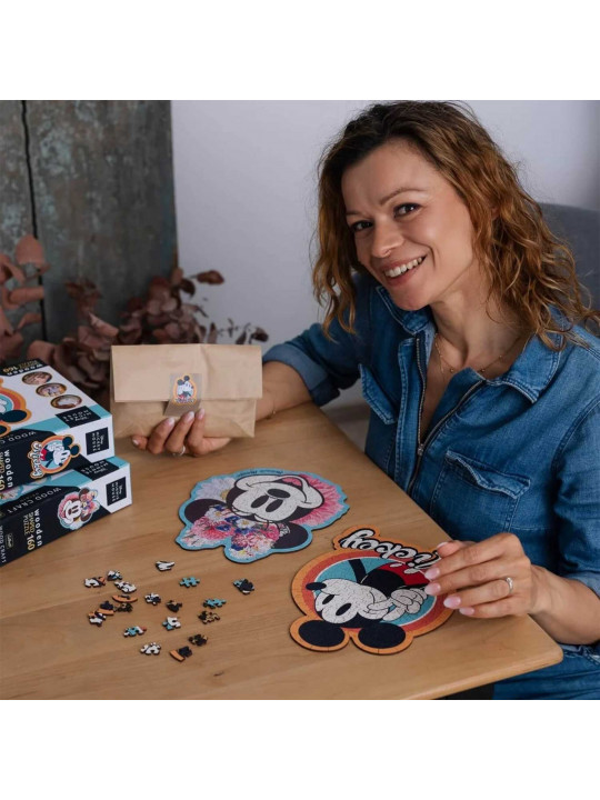 Puzzle and mosaic TREFL TR160-WDN 160 WOODEN 20191 RETRO MICKEY MOUSE 