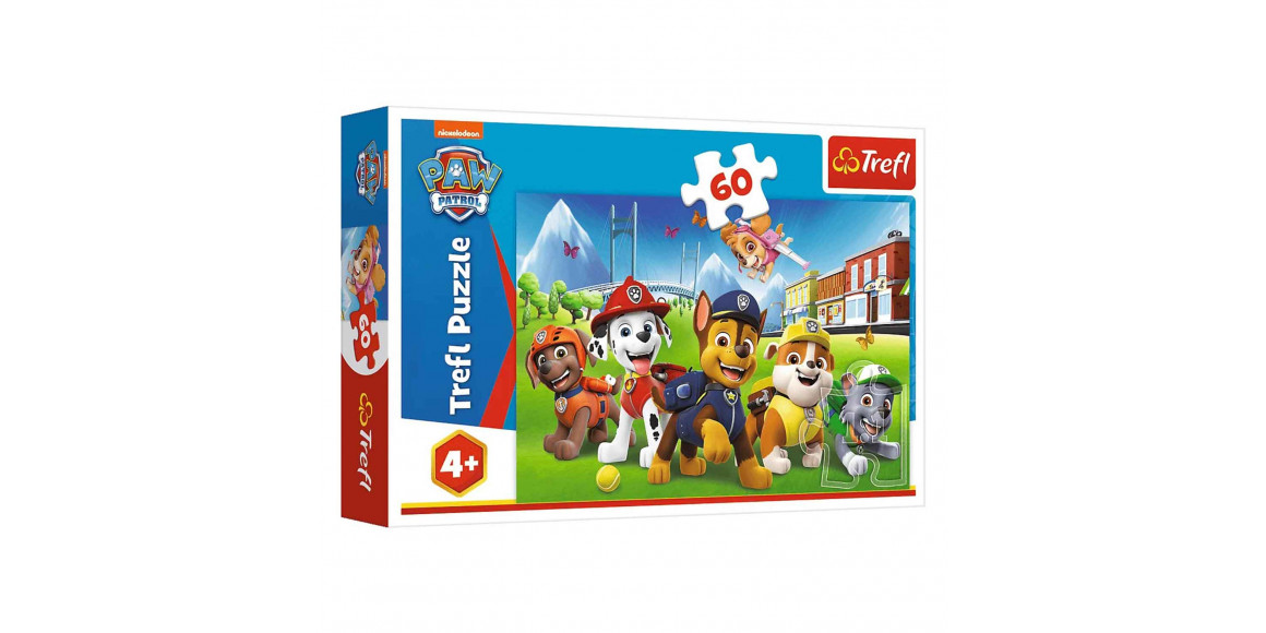 Puzzle and mosaic TREFL TR60-CMB 60 17375 PAW PATROL ON THE GRASS 