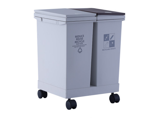 Աղբաման XIMI PRESS-TYPE DOUBLE-BARREL GARBAGE CAN WITH PULLEY (24L) 