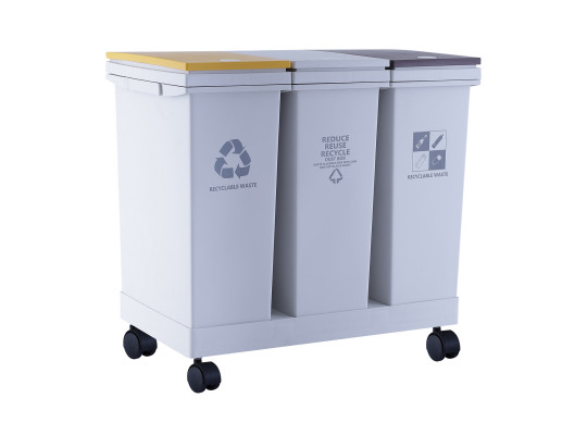Աղբաման XIMI PRESS-TYPE THREE-CYLINDER GARBAGE CAN WITH PULLEY (60L) 