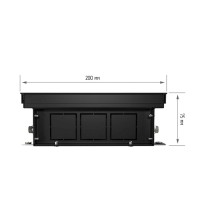 Внутрипольный конвектор ROYAL THERMO ATRIUM-75/200/1000-DG-U-NA 