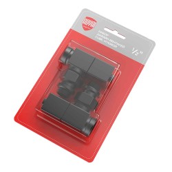 Valve ROYAL THERMO CUBE SET ANGLE BLACK 1/2 