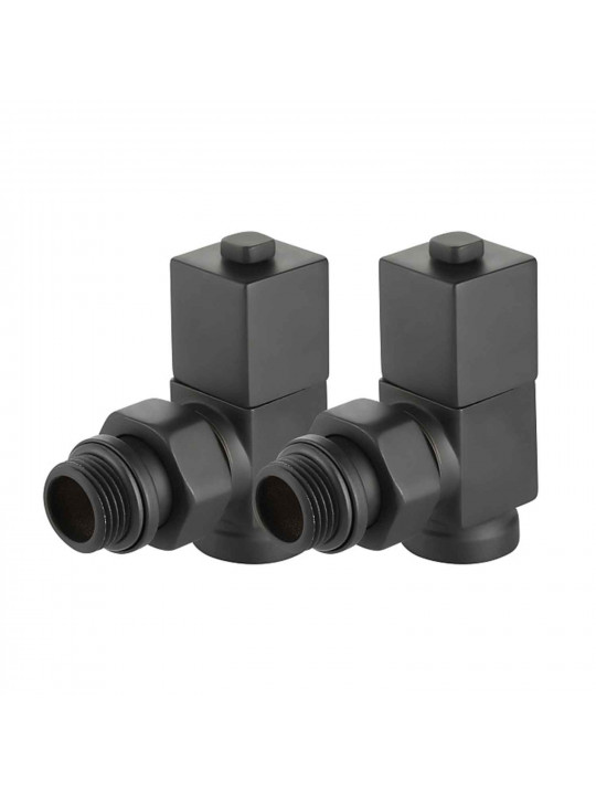 Клапаны ROYAL THERMO CUBE SET ANGLE BLACK 1/2 