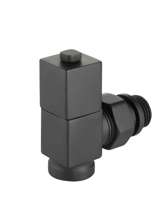 Клапаны ROYAL THERMO CUBE SET ANGLE BLACK 1/2 