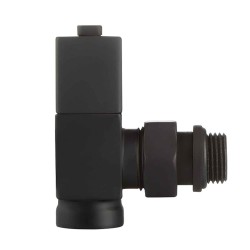 Valve ROYAL THERMO CUBE SET ANGLE BLACK 1/2 