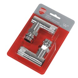 Valve ROYAL THERMO CUBE SET ANGLE CHROM 1/2 