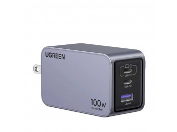 Հոսանքի ադապտոր UGREEN X757 Nexode Pro GaN Fast Charging 100W PD 3 Ports (GR) (25874)