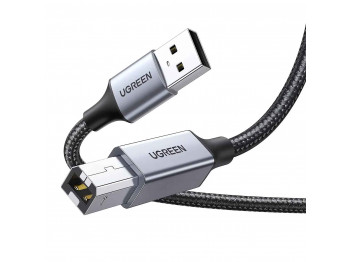 Մալուխ UGREEN US369 USB-A to USB-B 2.0 Printer Cable 3m (BK) (80804)