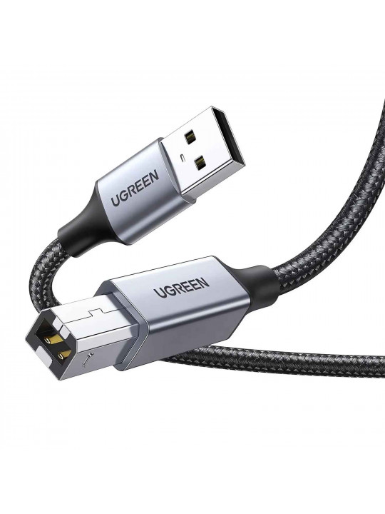 Cable UGREEN US369 USB-A to USB-B 2.0 Printer Cable 3m (BK) (80804)