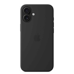 Cover for smartphone APPLE iPhone 16 Plus Silicone Case with MagSafe (Black) (MYY93ZM/A)
