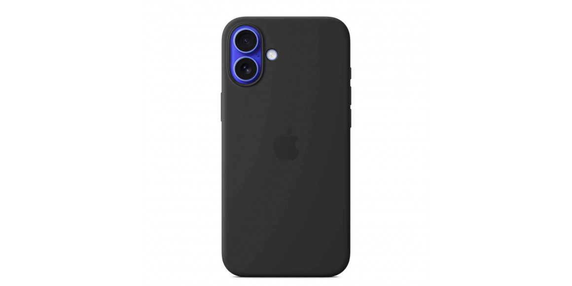 Հեռախոսի պատյան APPLE iPhone 16 Plus Silicone Case with MagSafe (Black) (MYY93ZM/A)