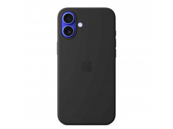 Հեռախոսի պատյան APPLE iPhone 16 Plus Silicone Case with MagSafe (Black) (MYY93ZM/A)