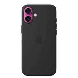 Cover for smartphone APPLE iPhone 16 Plus Silicone Case with MagSafe (Black) (MYY93ZM/A)