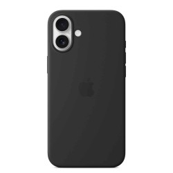 Cover for smartphone APPLE iPhone 16 Plus Silicone Case with MagSafe (Black) (MYY93ZM/A)