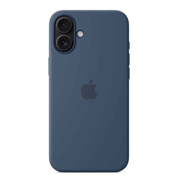 Cover for smartphone APPLE iPhone 16 Plus Silicone Case with MagSafe (Denim) (MYYA3ZM/A)