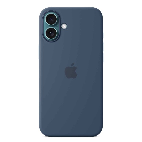 Cover for smartphone APPLE iPhone 16 Plus Silicone Case with MagSafe (Denim) (MYYA3ZM/A)