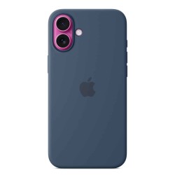 Cover for smartphone APPLE iPhone 16 Plus Silicone Case with MagSafe (Denim) (MYYA3ZM/A)
