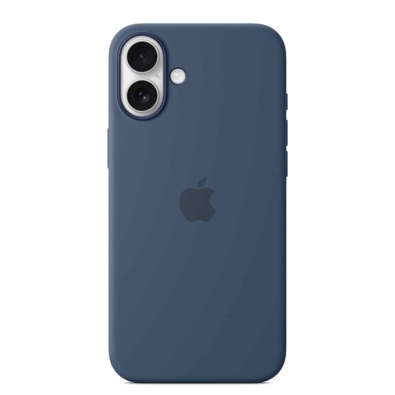 Cover for smartphone APPLE iPhone 16 Plus Silicone Case with MagSafe (Denim) (MYYA3ZM/A)