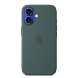 Cover for smartphone APPLE iPhone 16 Silicone Case With MagSafe (Lake Green) (MYY83ZM/A)