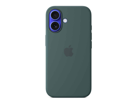 Cover for smartphone APPLE iPhone 16 Silicone Case With MagSafe (Lake Green) (MYY83ZM/A)