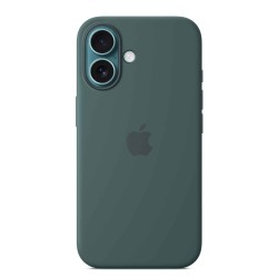 Cover for smartphone APPLE iPhone 16 Silicone Case With MagSafe (Lake Green) (MYY83ZM/A)