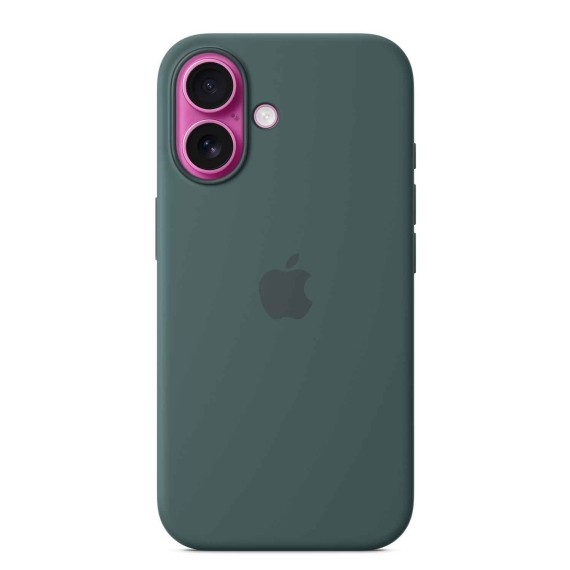 Cover for smartphone APPLE iPhone 16 Silicone Case With MagSafe (Lake Green) (MYY83ZM/A)