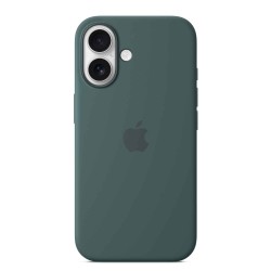 Cover for smartphone APPLE iPhone 16 Silicone Case With MagSafe (Lake Green) (MYY83ZM/A)