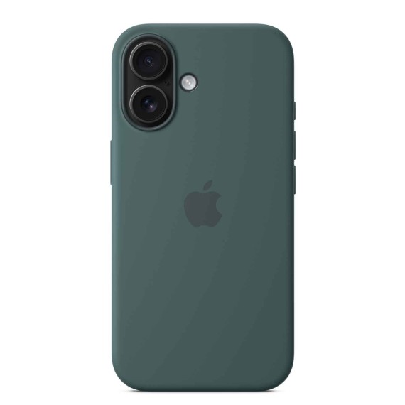 Cover for smartphone APPLE iPhone 16 Silicone Case With MagSafe (Lake Green) (MYY83ZM/A)