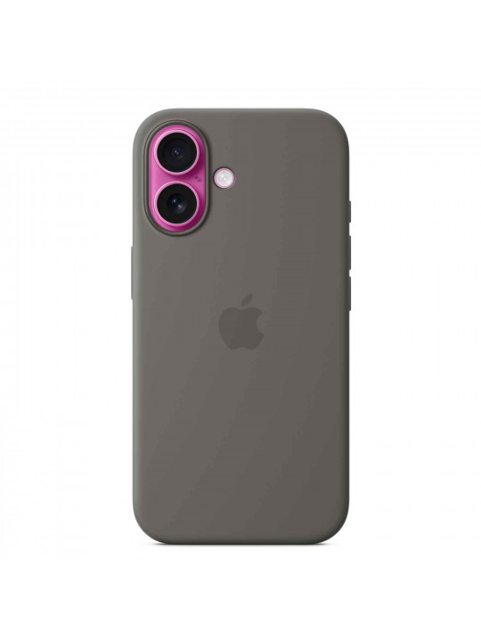 Հեռախոսի պատյան APPLE iPhone 16 Silicone Case With MagSafe (Stone Gray) (MYY33ZM/A)