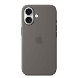 Cover for smartphone APPLE iPhone 16 Silicone Case With MagSafe (Stone Gray) (MYY33ZM/A)